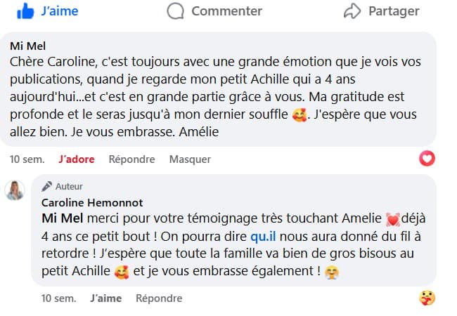 Témoignage de Amélie