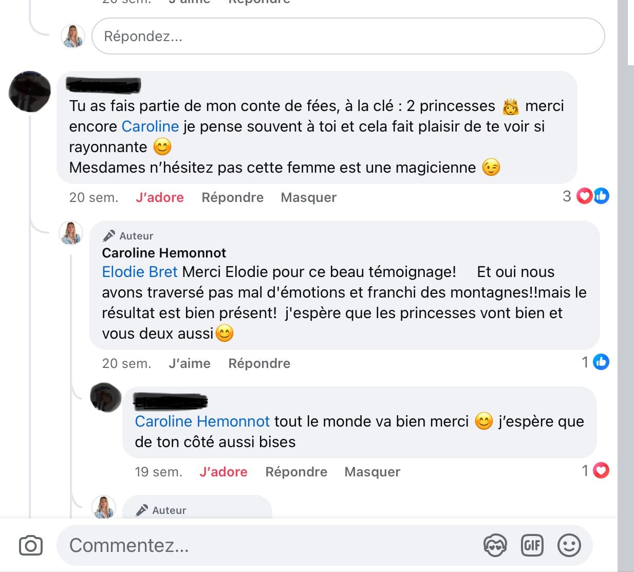 Témoignage de Élodie